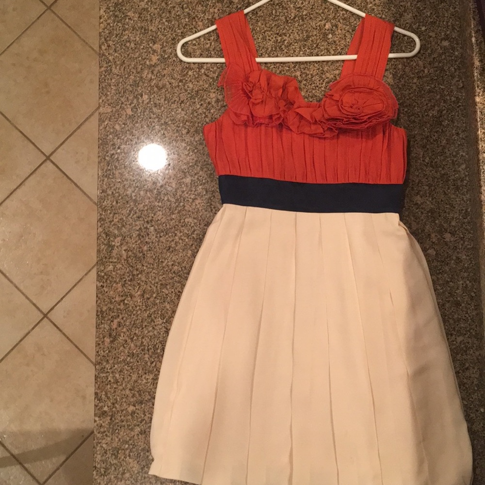 Bcbgmaxazria formal silk dress